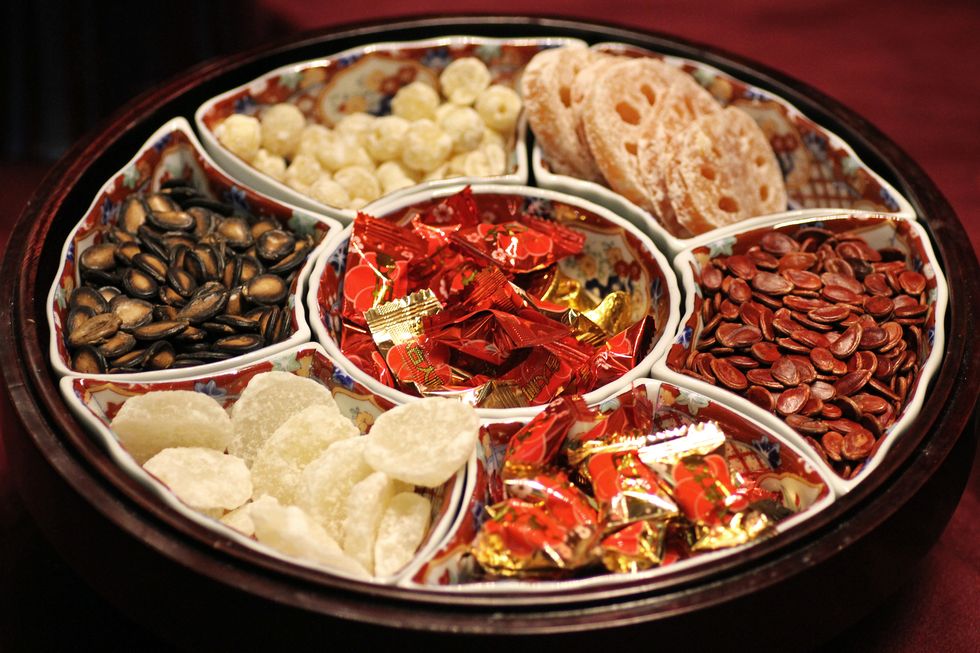 Food, Cuisine, Dish, Ingredient, Delicacy, Produce, Snack, Dried fruit, Chinese food, 