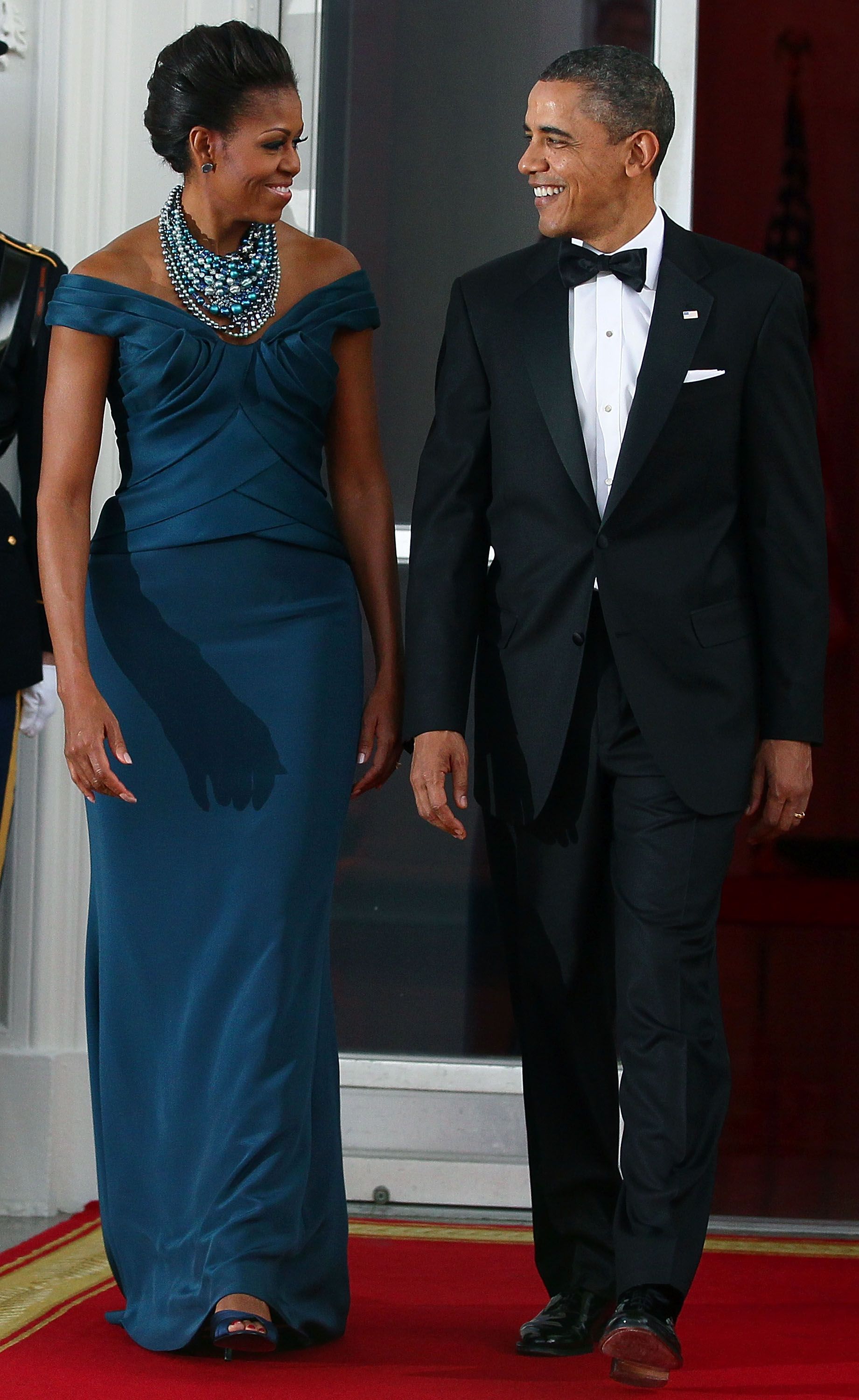 Michelle obama clearance state dinner gowns