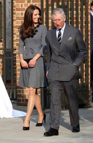 london, england march 15 catherine, duchess of cambridge and prince charles, prince of wales visit the princes foundation for children and the arts at dulwich picture gallery on march 15, 2012 in london, england photo by danny martindalewireimage