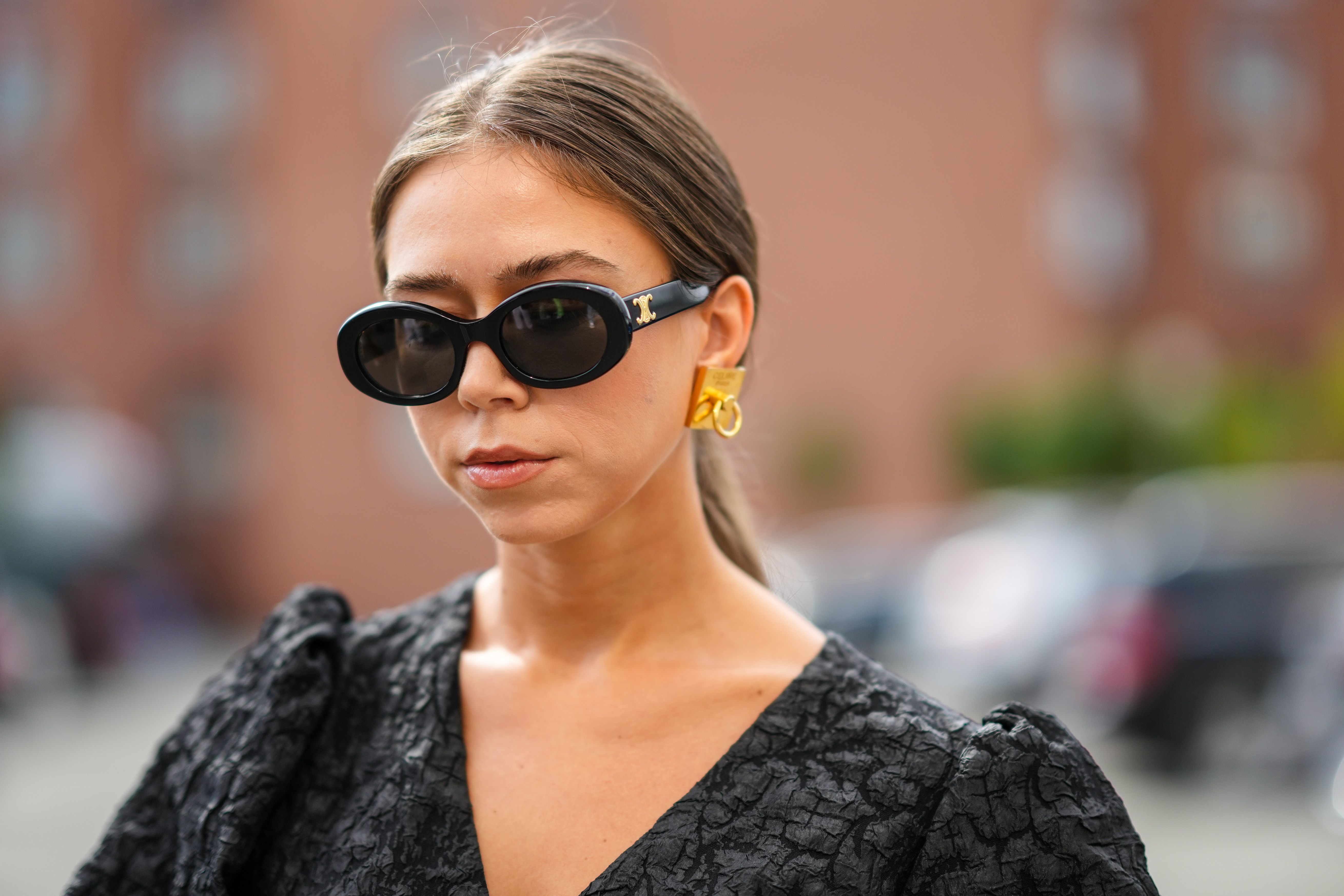 Arco De Triunfo Moda Para Mujer 2023 Gafas De Sol De Metal A La