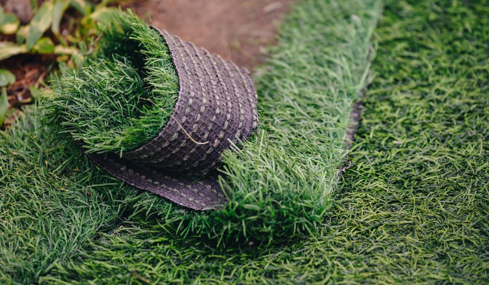 artificial grass are made by polyethylene or nylon, convenient and it does not require much maintenance