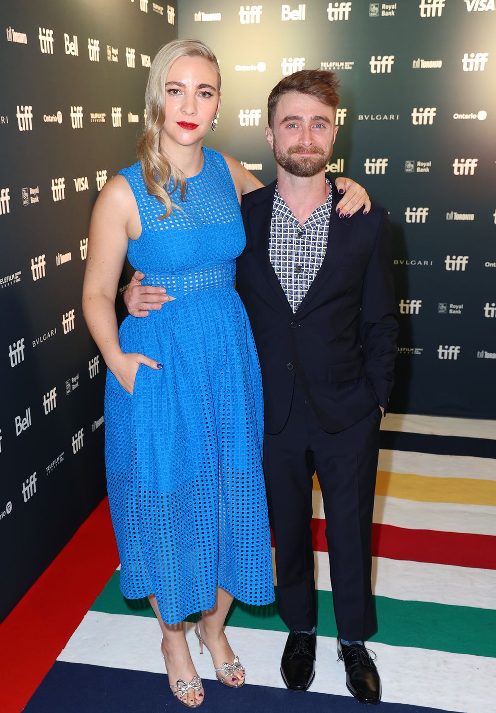 toronto, ontario september 08 l r erin darke and daniel radcliffe attend the weird the al yankovic story premiere during the 2022 toronto international film festival at royal alexandra theatre on september 08, 2022 in toronto, ontario photo by leon bennettgetty images