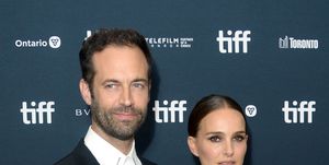 toronto, ontario september 11 l r benjamin millepied and natalie portman attends the carmen premiere during the 2022 toronto international film festival at tiff bell lightbox on september 11, 2022 in toronto, ontario photo by unique nicolegetty images