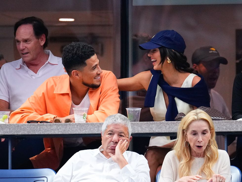 new york, new york september 11 devin booker and kendall jenner attend the 2022 us open championship match at usta billie jean king national tennis center on september 11, 2022 in the flushing neighborhood of the queens borough of new york city photo by gothamgc images