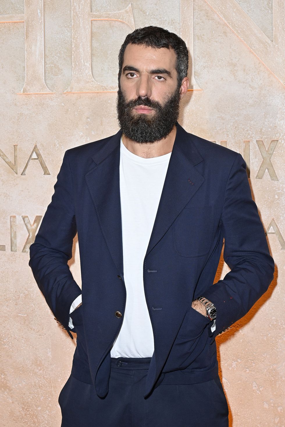 paris, france september 13 romain gavras attends the athena photocall at salle pleyel on september 13, 2022 in paris, france photo by aurelien meunierwireimage