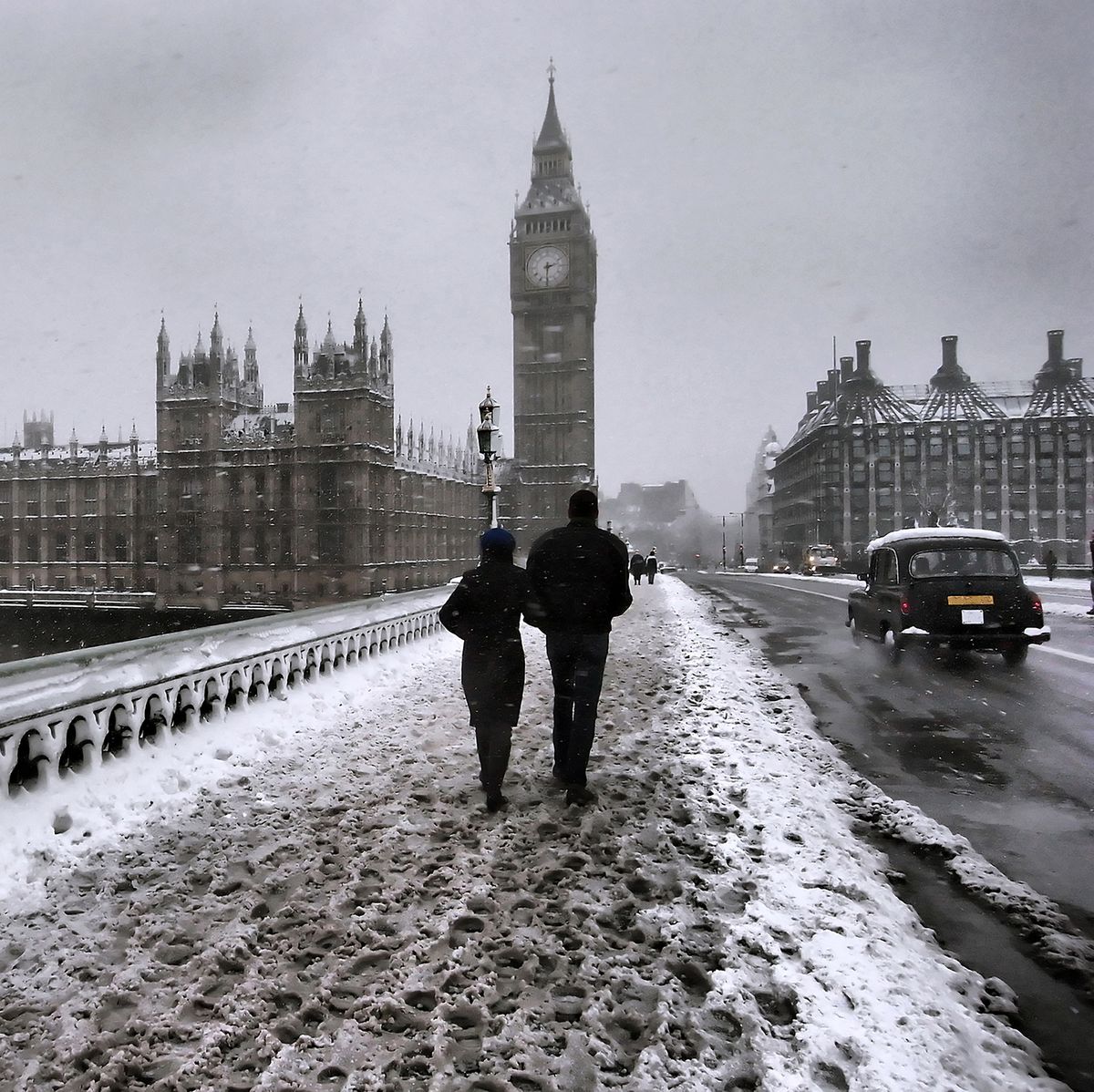 london snow