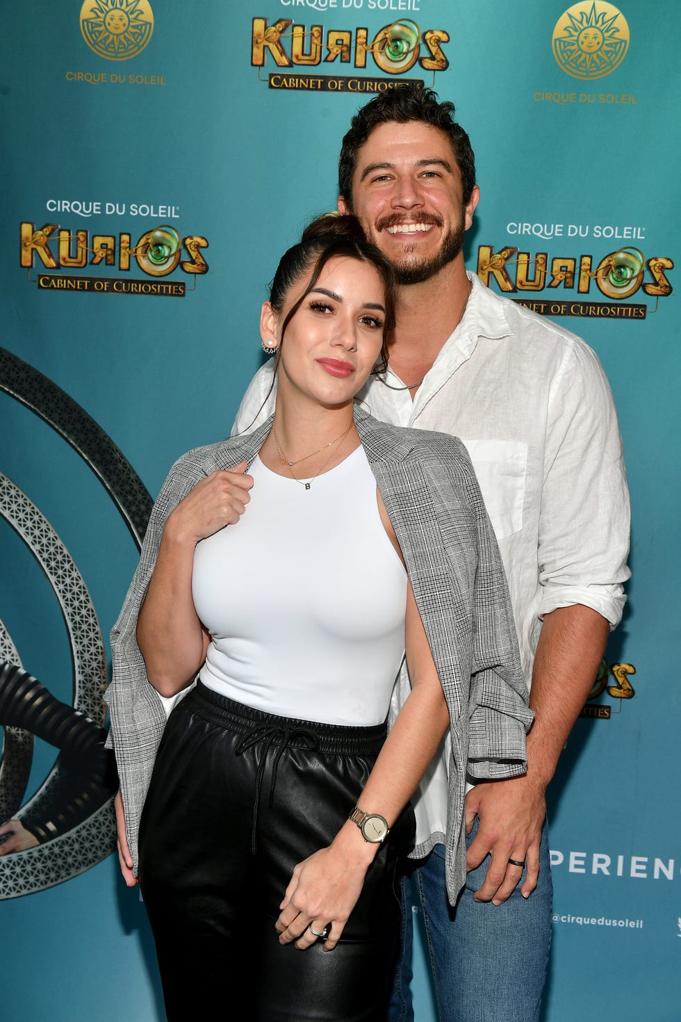atlanta, georgia october 06: amber barnett and matt barnett attend the cirque du soleil presents the atlanta premiere of kurios cabinet of curiosity at atlantic station on october 06, 2022 in atlanta, georgia. (photo by paras griffin/getty images for cirque du soleil)