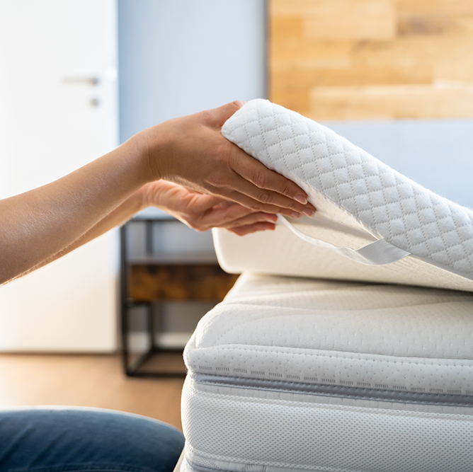 TUSSÖY mattress topper, white, Twin - IKEA CA