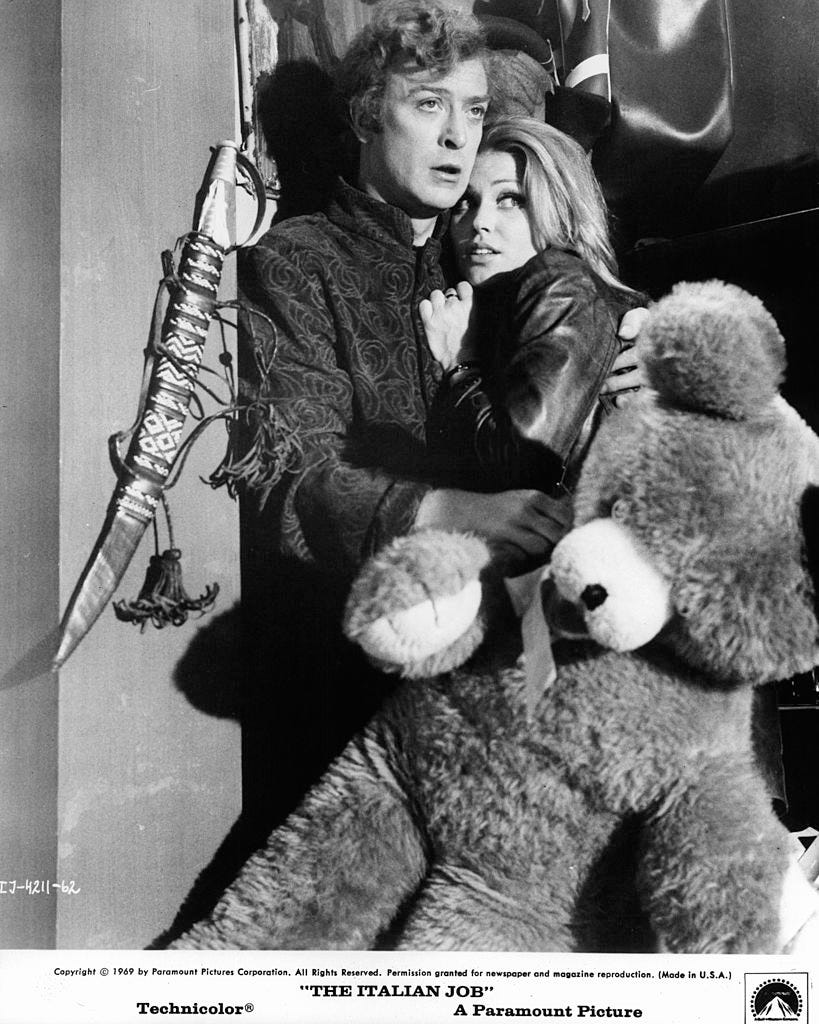 Michael Caine And Margaret Blye In 'The Italian Job'