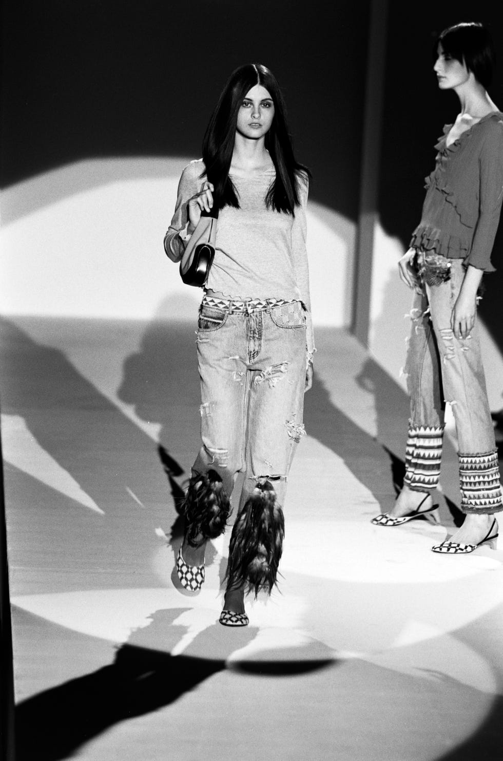 model trish goff designed by tom ford photo by mauricio mirandawwdpenske media via getty images