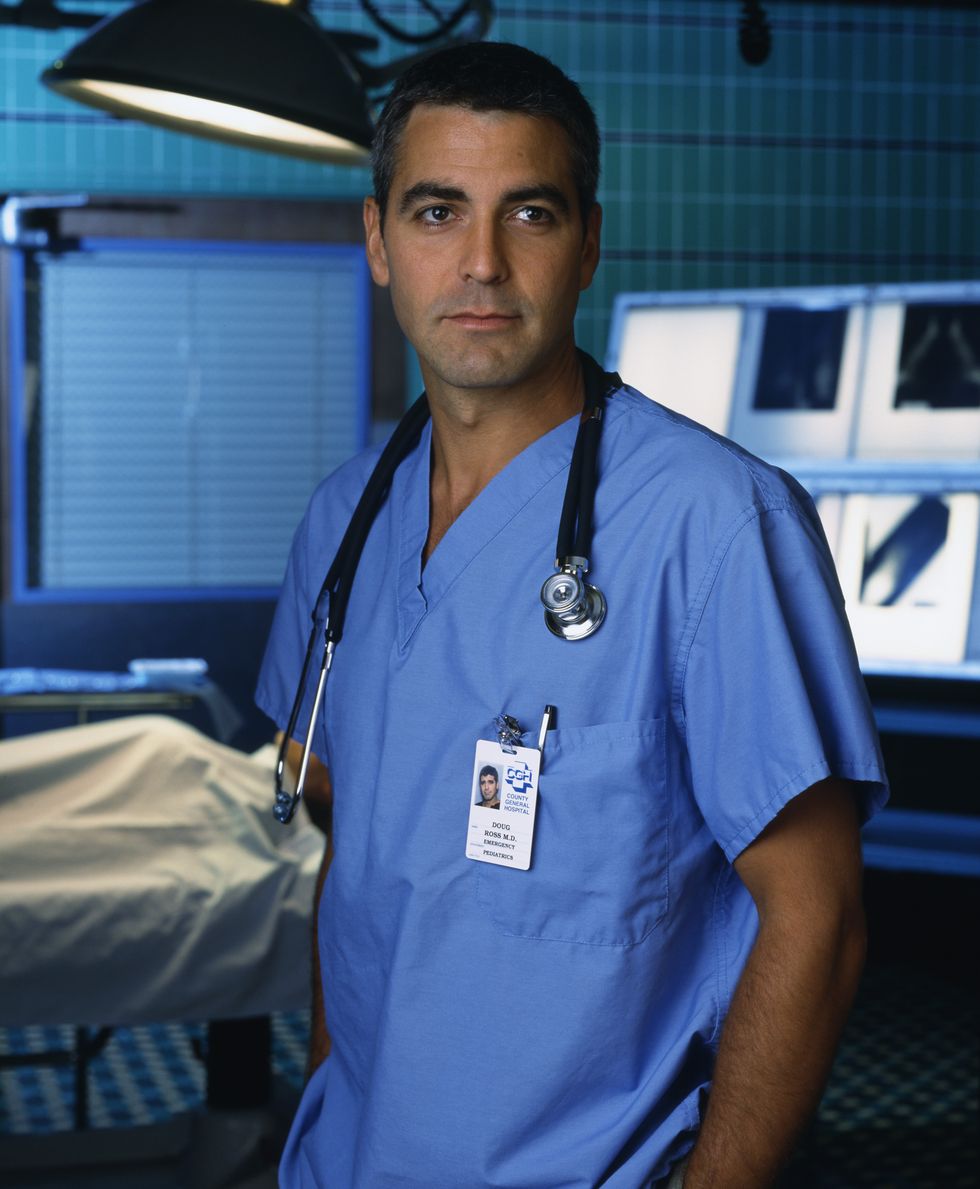 er    season 4    pictured george clooney as dr doug ross  photo by sven arnsteinnbcu photo banknbcuniversal via getty images via getty images