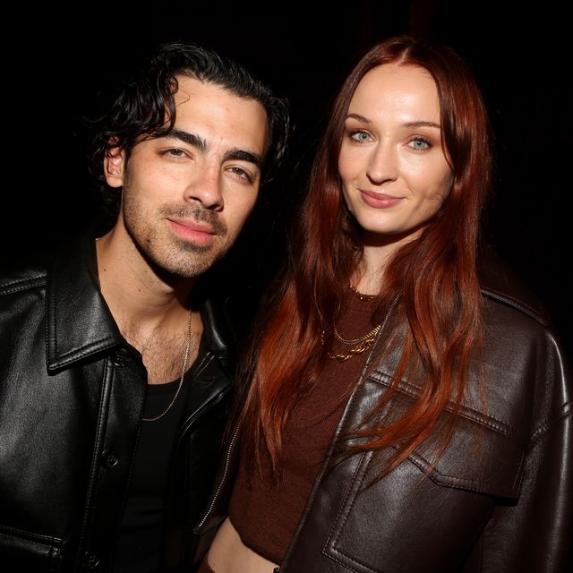 new york, new york october 20 exclusive coverage joe jonas and sophie turner pose at the opening night of the play topdogunderdog on broadway at the golden theater on october 20, 2022 in new york city photo by bruce glikaswireimage