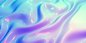 purple blue plastic shiny background, latex glossy texture pattern, 3d render illustration