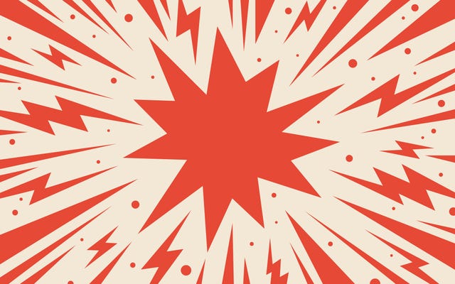 blast zap lightning bolt explosion excitement abstract background design