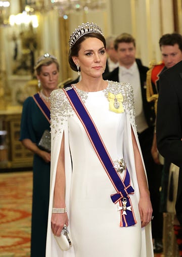 london, england november 22 catherine, princess of wales during the state banquet at buckingham palace on november 22, 2022 in london, england this is the first state visit hosted by the uk with king charles iii as monarch, and the first state visit here by a south african leader since 2010 photo by chris jacksongetty images