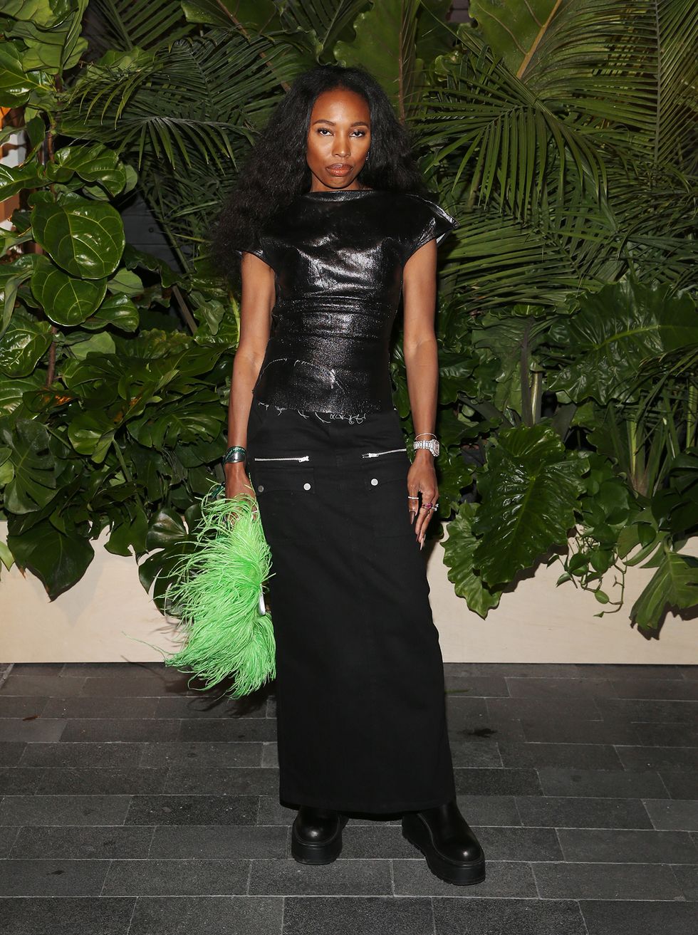 miami beach, florida december 01 zerina akers attends w magazine and burberry’s art basel celebration on december 01, 2022 in miami beach, florida photo by rob kimgetty images for w magazine