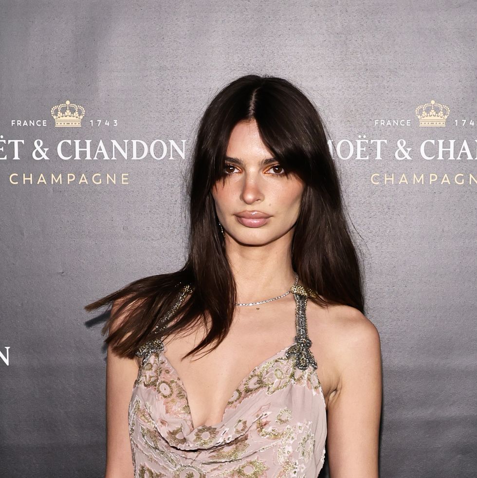 new york, new york december 05 emily ratajkowski attends the moet chandon holiday season celebration at lincoln center on december 05, 2022 in new york city photo by jamie mccarthygetty images