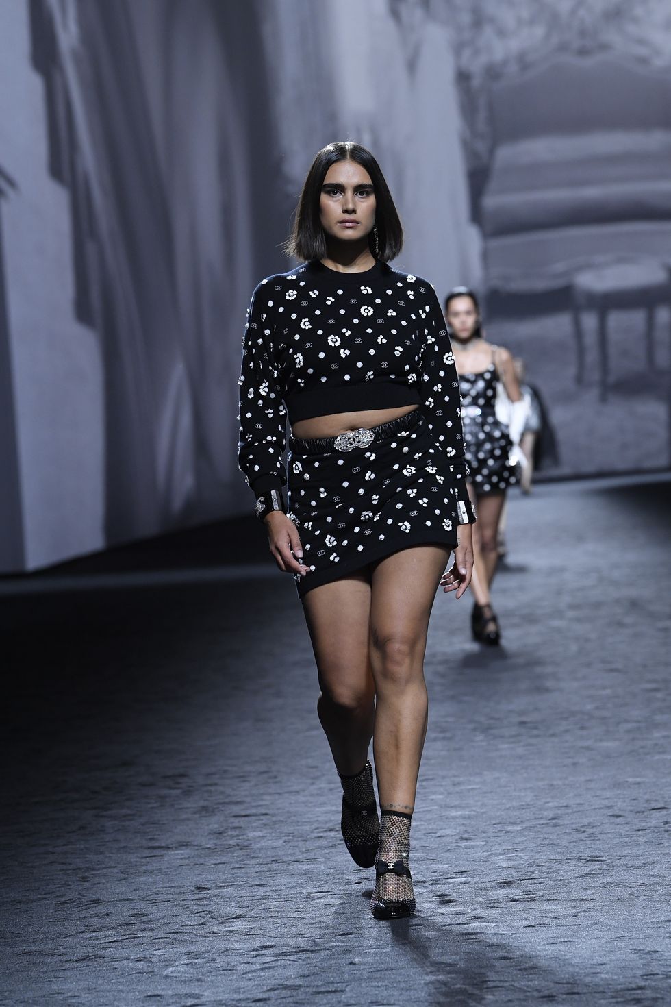 runway at chanel rtw spring 2023 photographed on october 04, 2022 in paris, france photo by giovanni giannoniwwdpenske media via getty images