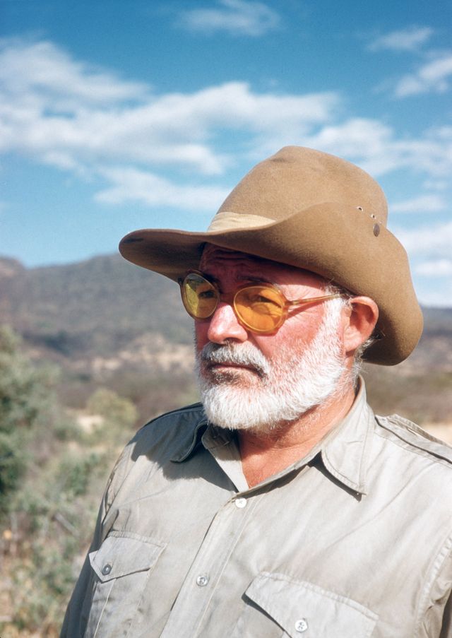 kenya   september 1952  author ernest hemingway poses for a portrait while on a big game hunt in september 1952 in kenya  photo by earl theisengetty images