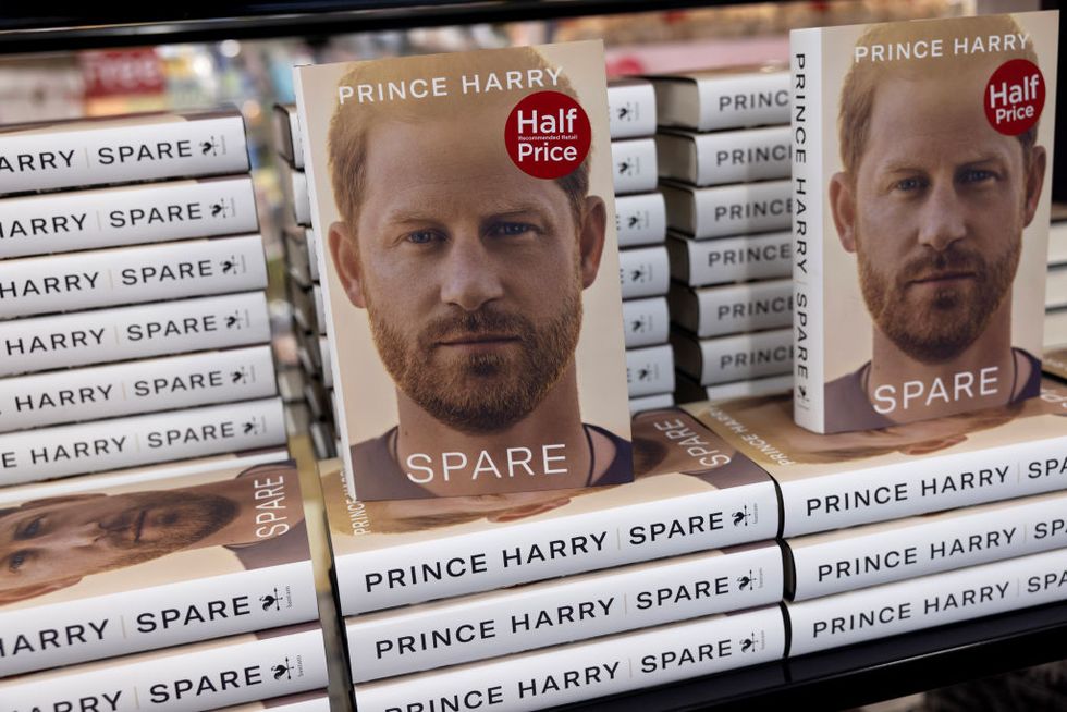 windsor, england january 10 prince harrys book spare goes on display in a branch of wh smith opposite windsor castle on january 10, 2023 in windsor, england the book went on sale officially today photo by dan kitwoodgetty images