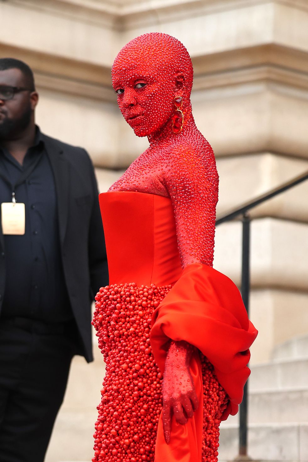 paris, france january 23 doja cat attends the schiaparelli haute couture spring summer 2023 show as part of paris fashion week on january 23, 2023 in paris, france photo by jacopo raulegetty images