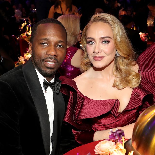 los angeles, california february 05 rich paul and adele attend the 65th grammy awards at cryptocom arena on february 05, 2023 in los angeles, california photo by johnny nunezgetty images for the recording academy