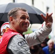 le mans, france   june 15  tom kristensen of denmark and audi sport e tron quattro attends the drivers parade during previews for the le mans 24 hour race on june 15, 2012 in le mans, france  photo by ker robertsongetty images