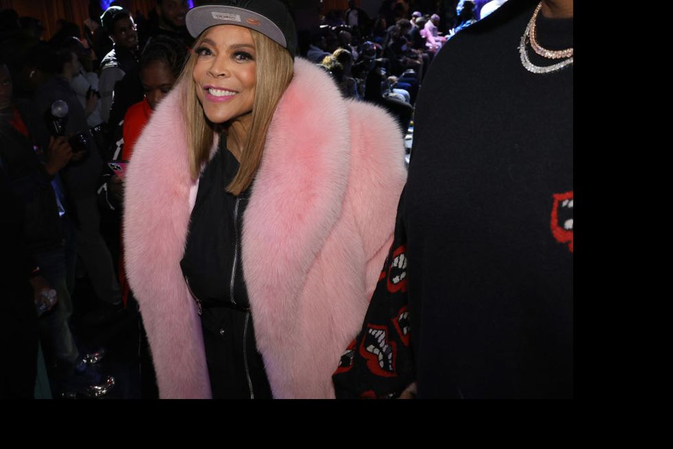 new york, new york february 15 wendy williams attends daniels leather fashion show featuring dame dash at harbor new york city on february 15, 2023 in new york city photo by johnny nunezwireimage