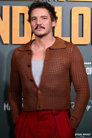 london, england february 22 pedro pascal attends the forge experience inspired by the star wars series the mandalorian, to celebrate the launch of the mandalorian season 3, on february 22, 2023 in london, england photo by jeff spicerjeff spicergetty images for disney