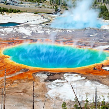 Wat gebeurt er als de supervulkaan in Yellowstone National Park uitbarst? yellowstone national park in de verenigde staten