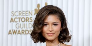 los angeles, california february 26 zendaya attends the 29th annual screen actors guild awards at fairmont century plaza on february 26, 2023 in los angeles, california photo by frazer harrisongetty images