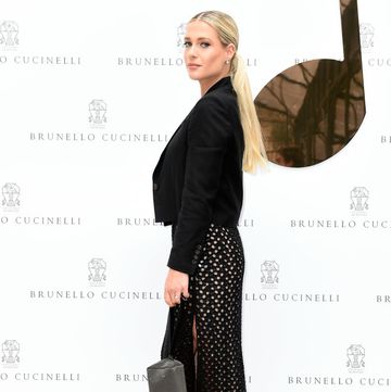 milan, italy february 22 amelia spencer is seen at the brunello cucinelli fall winter 2324 women collection presentation during milan fashion week on february 22, 2023 in milan, italy photo by alessandro levatigetty images for brunello cucinelli