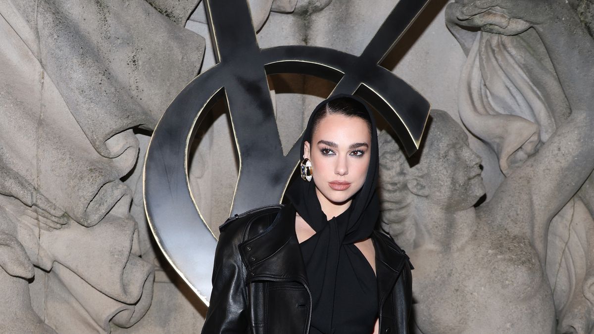 Dua Lipa Is Effortlessly Cool in a Hooded Jumpsuit and Floor-Length ...