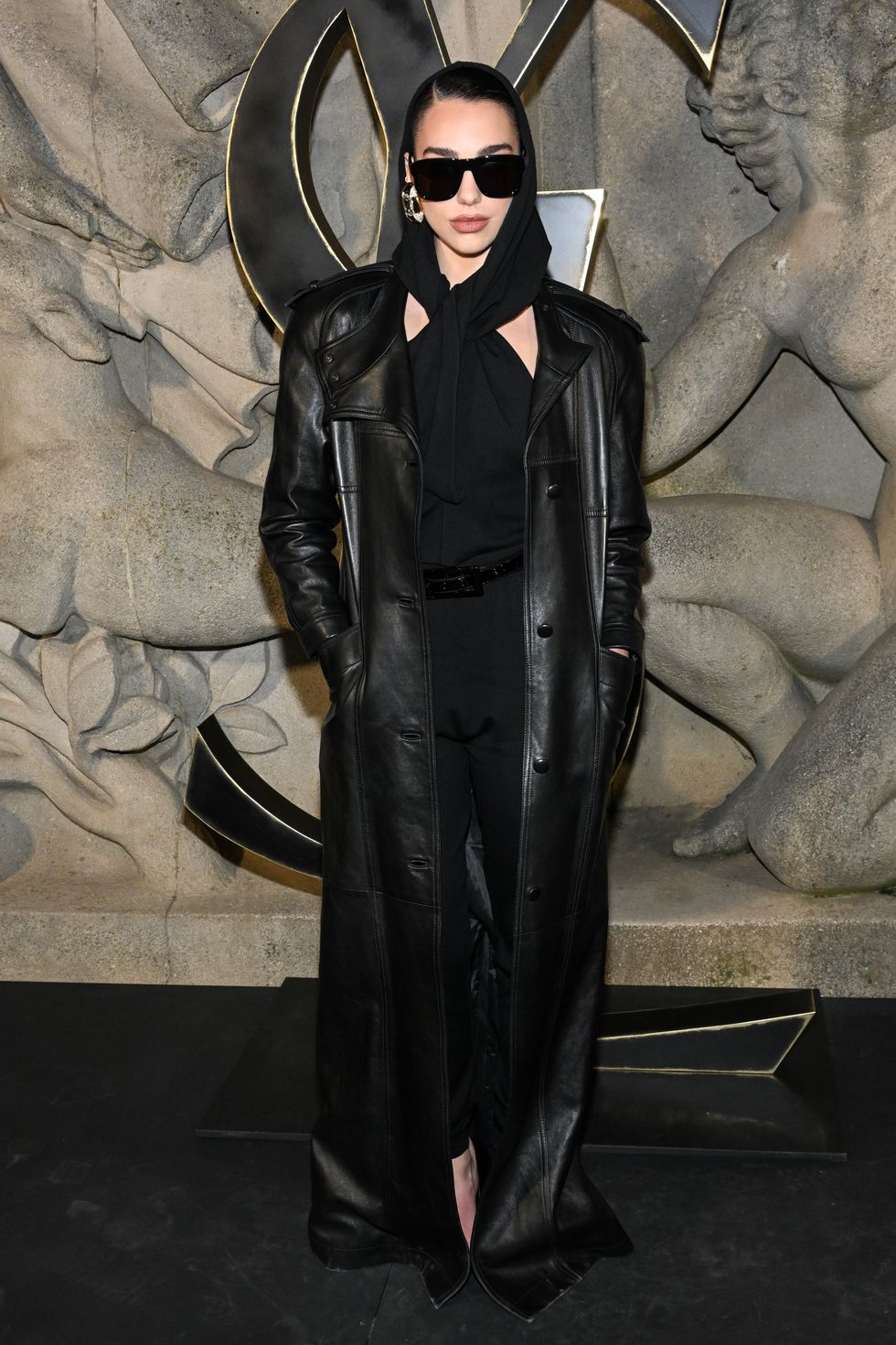 paris, france february 28 editorial use only for non editorial use please seek approval from fashion house dua lipa attends the saint laurent womenswear fall winter 2023 2024 show as part of paris fashion week on february 28, 2023 in paris, france photo by stephane cardinale corbiscorbis via getty images