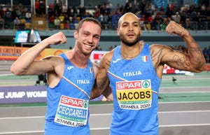 marcel jacobs e samuele ceccarelli