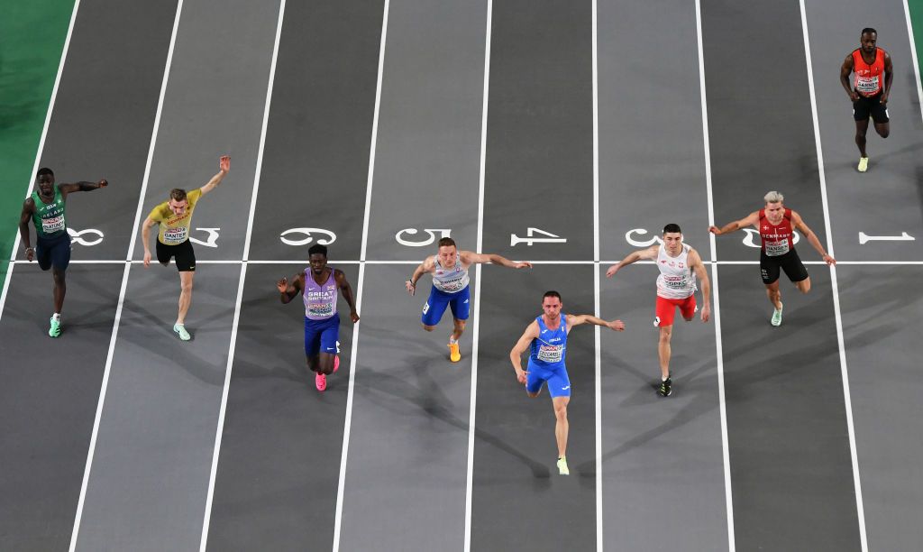 Marcell Jacobs vince la finale dei 100 metri agli Europei di atletica a Monaco di Baviera