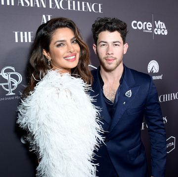 los angeles, california march 09 priyanka chopra jonas and nick jonas attend the 2nd annual south asian excellence pre oscars celebration at paramount pictures studios on march 09, 2023 in los angeles, california photo by unique nicolegetty images