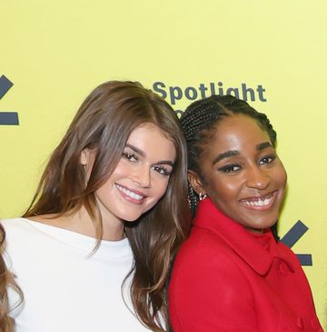 austin, texas march 11 l kaia gerber and ayo edebiri attend the 'bottoms' screening during the 2023 sxsw conference and festivals at the paramount theater on march 11, 2023 in austin, texas photo by michael loccisano getty images