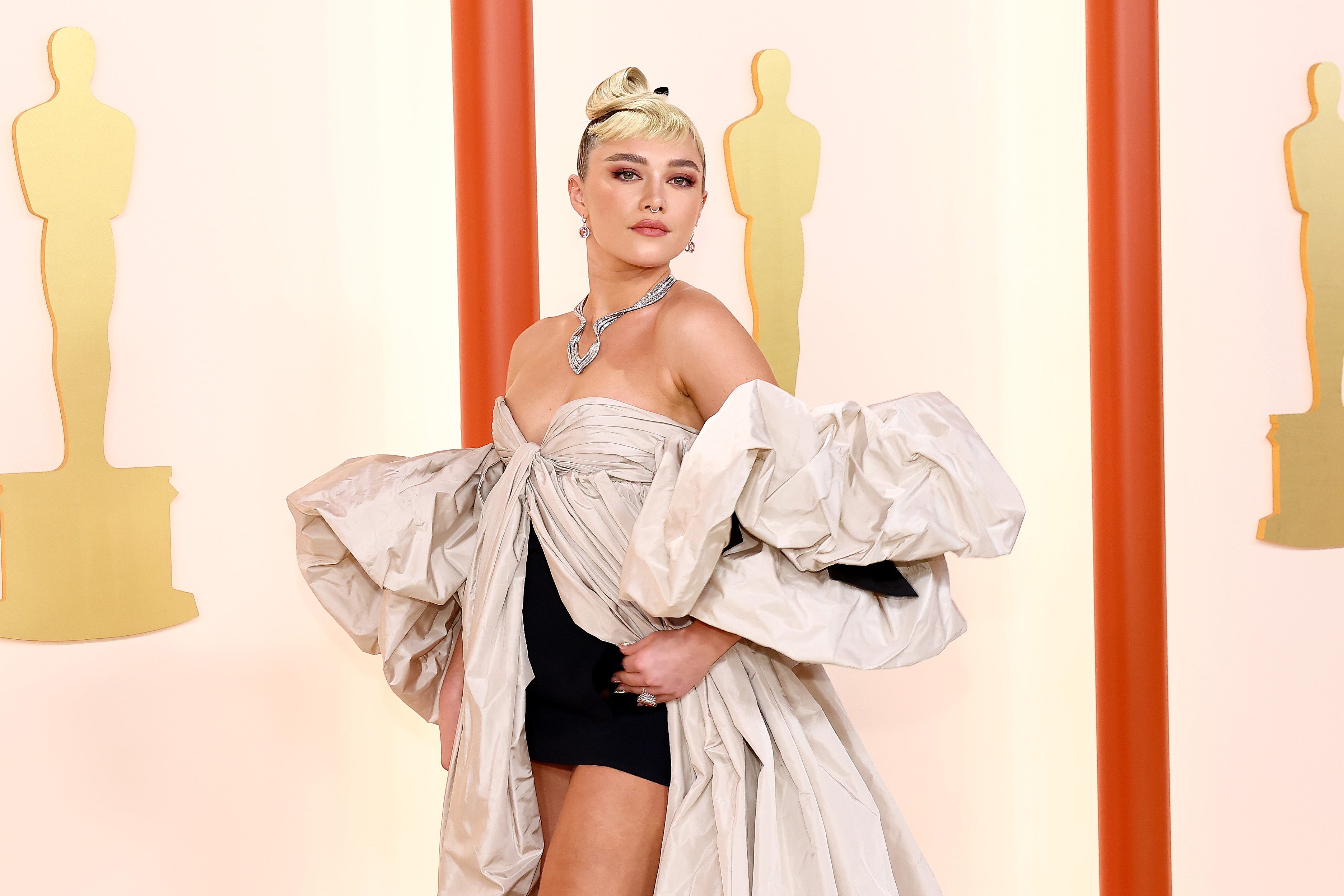 Florence Pugh Debuts Shaved Head at the Met Gala 2023 — See Photos