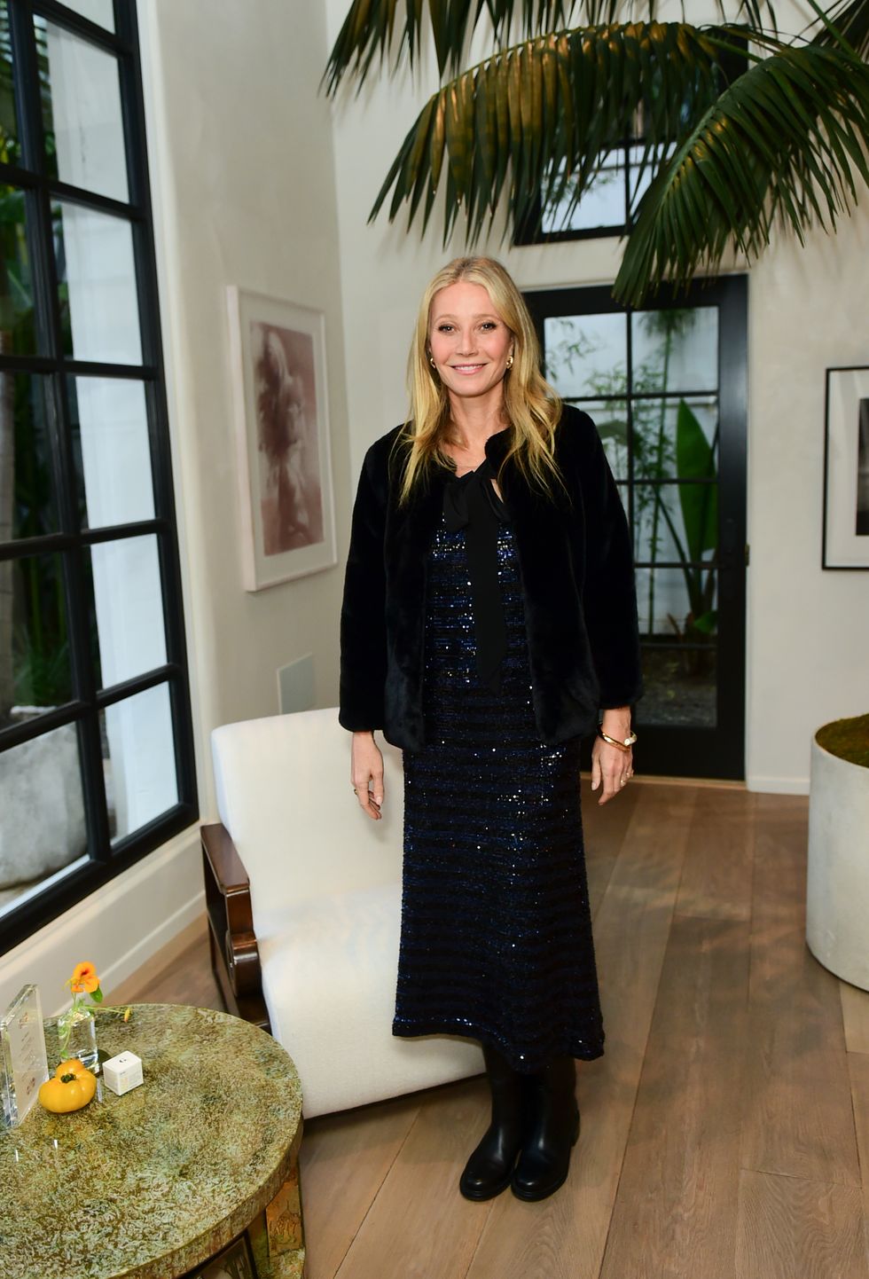 los angeles, california march 15 gwyneth paltrow attends as gwyneth paltrow and goop celebrate the launch of goopglow vita c brightening eye cream on march 15, 2023 in los angeles, california photo by vivien killileagetty images for goop