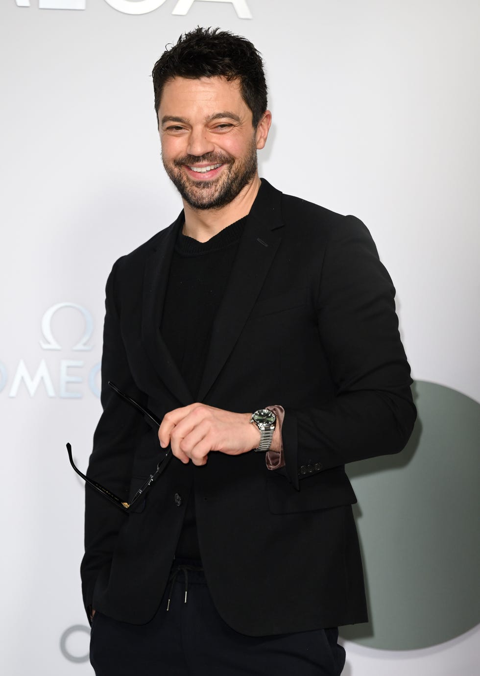 london, england march 22: dominic cooper attends the omega aqua terra shades, international launch event at embankment galleries, somerset house on march 22, 2023 in london, england. (photo by karwai tang/wireimage)