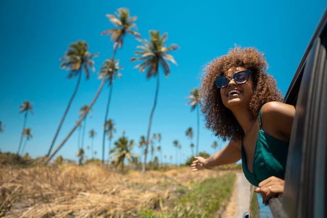 tropical beach road trip