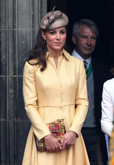 Kate Middleton at Order of the Thistle in 2012.