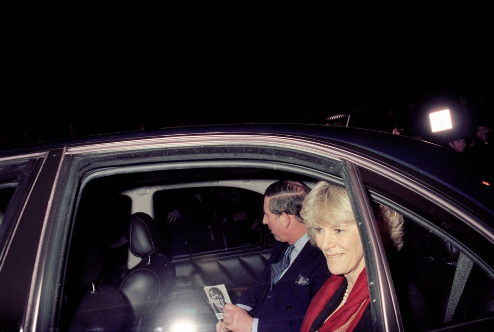 prince charles and camilla parker bowles leaving the queens theatre