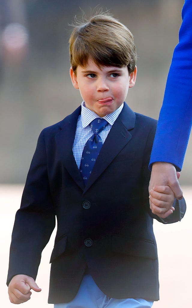 windsor, united kingdom april 09 embargoed for publication in uk newspapers until 24 hours after create date and time prince louis of wales attends the traditional easter sunday mattins service at st georges chapel, windsor castle on april 9, 2023 in windsor, england photo by max mumbyindigogetty images