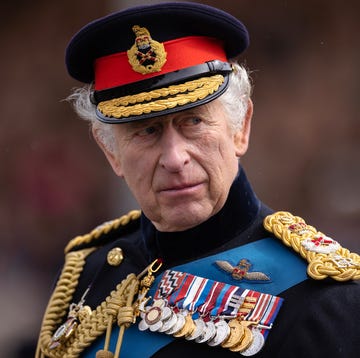 camberley, england april 14 king charles iii inspects the 200th sovereign's parade at royal military academy sandhurst on april 14, 2023 in camberley, england the parade marks the end of 44 weeks of training for 171 officer cadets it is the first time king charles iii has inspected sovereign's parade at sandhurst since becoming monarch photo by dan kitwoodgetty images