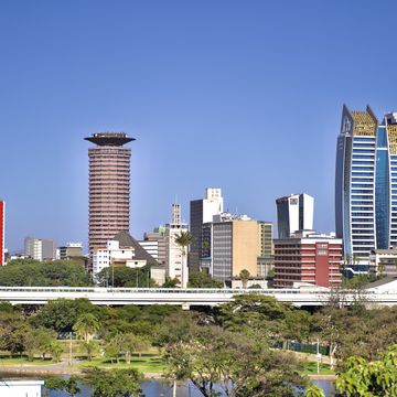 kenya’s capital city nairobi skyline