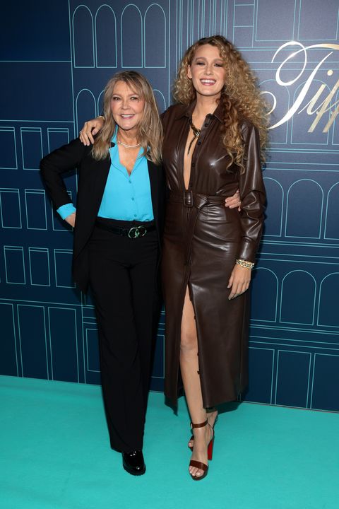 new york, new york april 27 elaine lively and blake lively attend as tiffany co celebrates the reopening of nyc flagship store, the landmark on april 27, 2023 in new york city photo by dimitrios kambourisgetty images for tiffany co