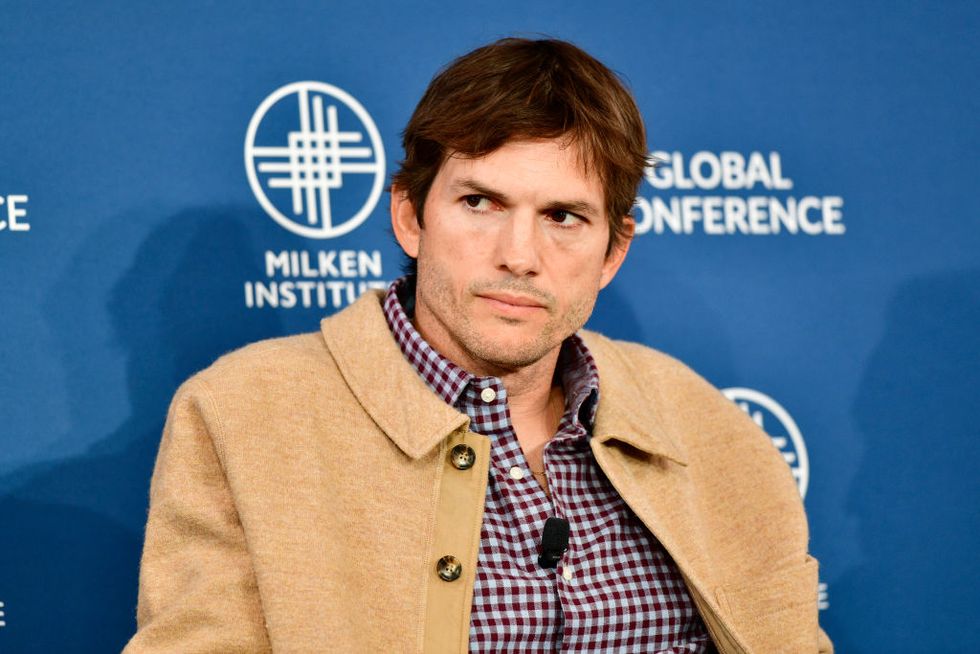 beverly hills, california may 01 ashton kutcher attends the 2023 milken institute global conference at the beverly hilton on may 01, 2023 in beverly hills, california photo by jerod harrisgetty images