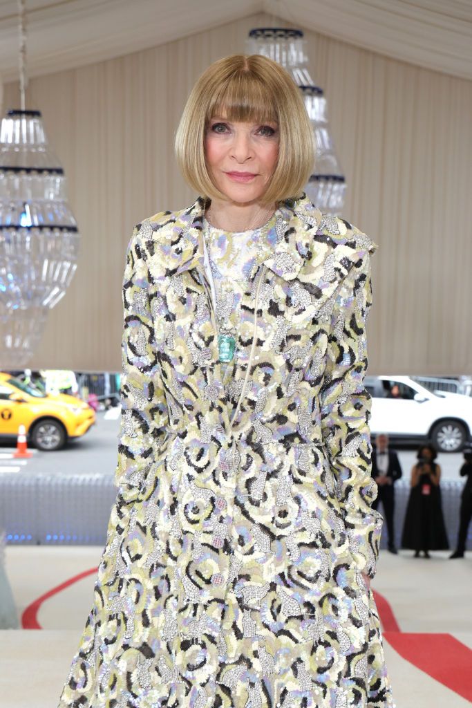 new york, new york may 01 anna wintour attends the 2023 met gala celebrating karl lagerfeld a line of beauty at the metropolitan museum of art on may 01, 2023 in new york city photo by kevin mazurmg23getty images for the met museumvogue